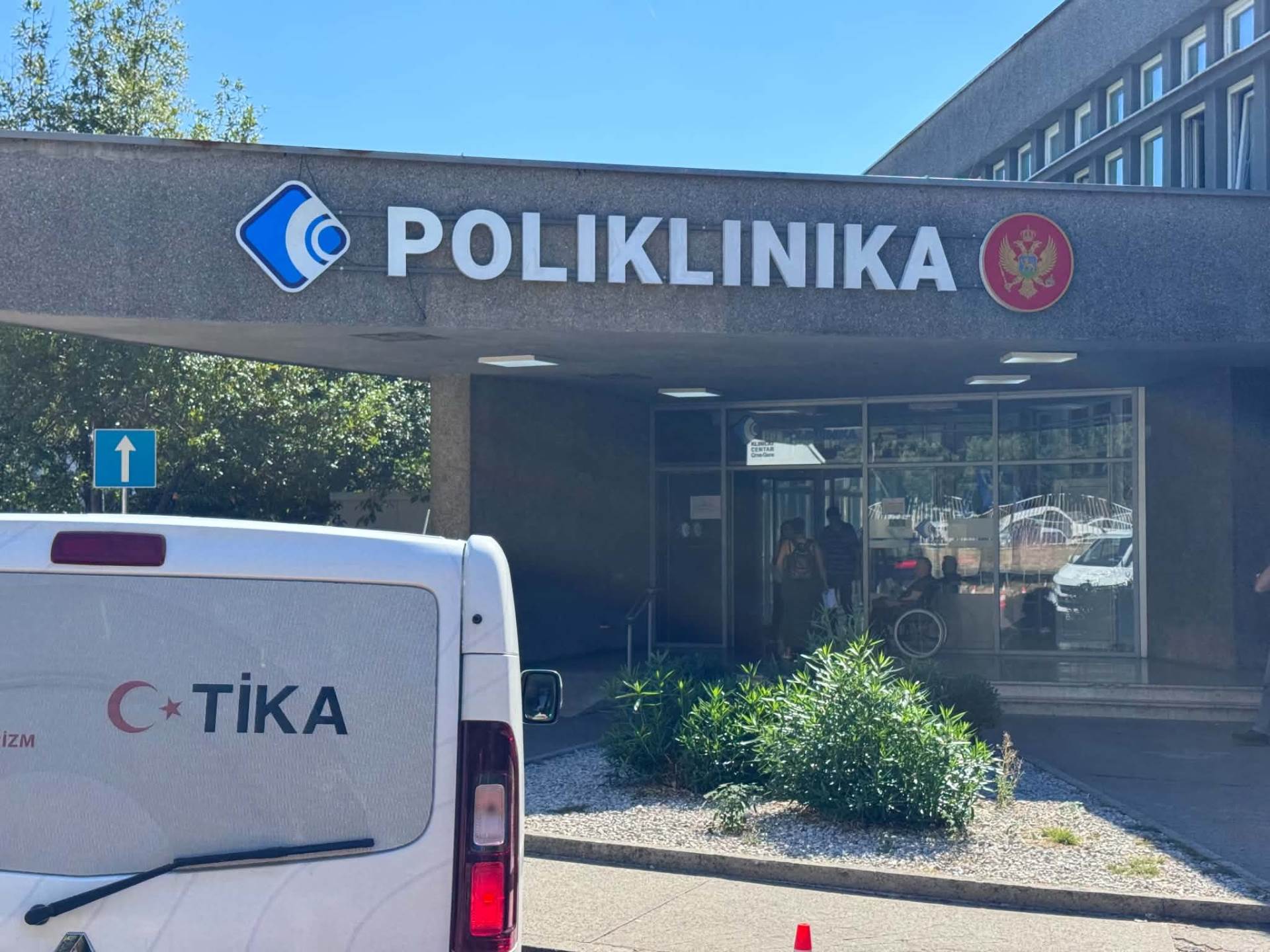  Ugašen požar u KCCG-u, evakuisana Poliklinika u Podgorici 