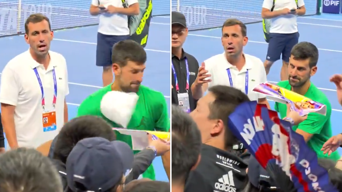  Novak Đoković pogođen u lice 