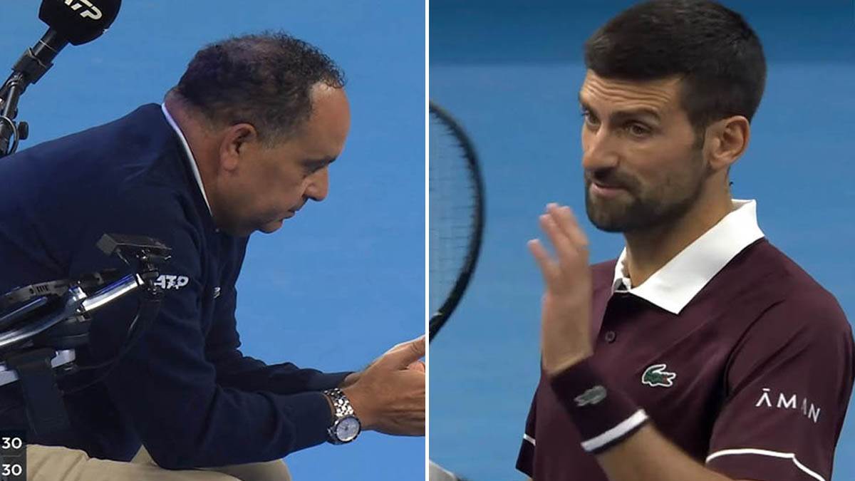  Novak Đoković se svađao sa sudijom, pa mu se Saša Zverev izvinjavao 