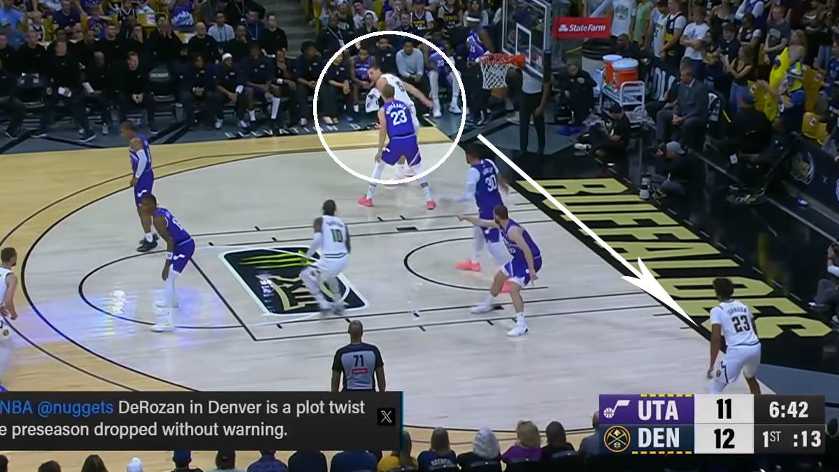  Nikola Jokić u prvom meču sezone izveo asistenciju godine 