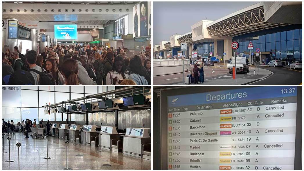  Otkazane stotine letova zbog kvara, ljudi zaglavljeni: Kolaps na aerodromima u Italiji 