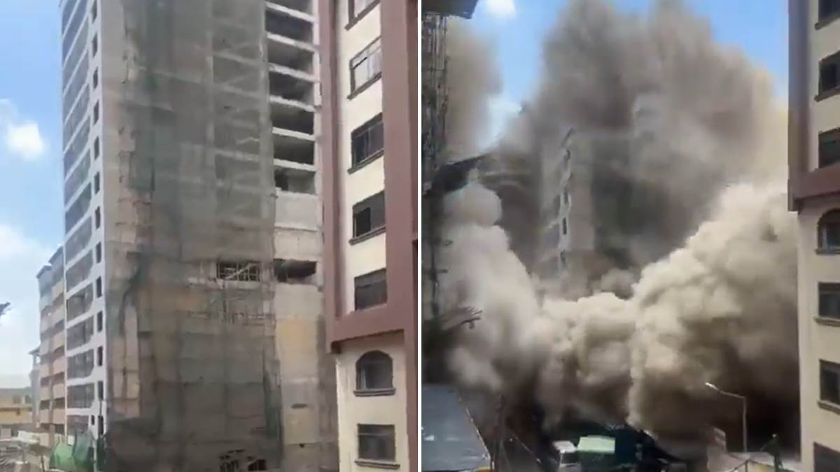  Horor u Najrobiju, zgrada se srušila za par sekundi 