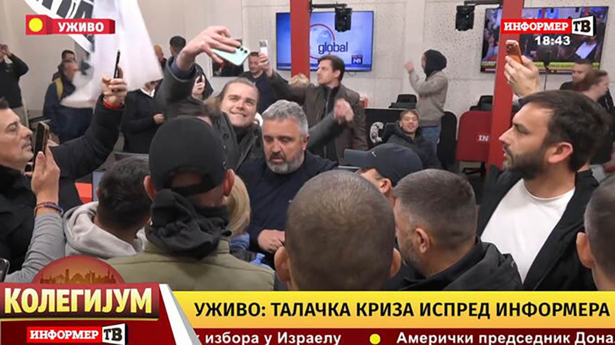  Građani upali u televiziju "Informer" 