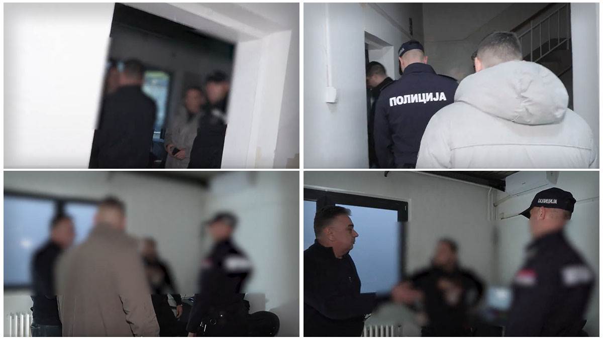  Snimak privođenja sina glavnog i odgovornog urednika Niš TV 