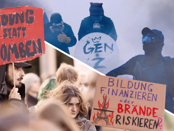  Bunt mladih u Njemačkoj, masovni protesti protiv rasta troškova i militarizacije  