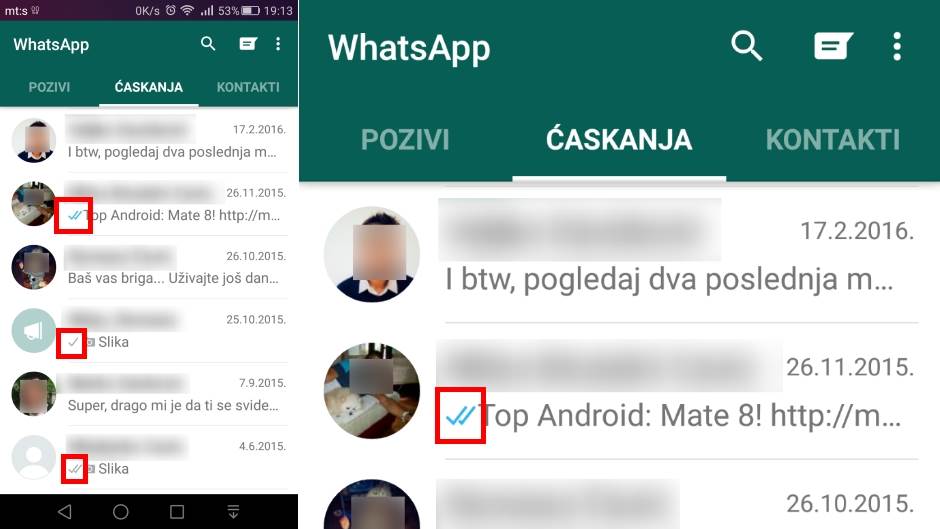  WhatsApp: Proverite ko ignoriše vaše poruke 