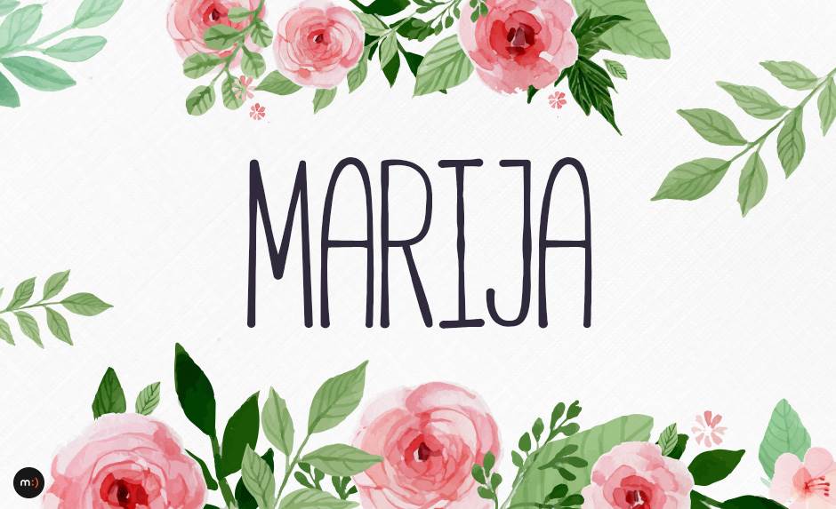  Šta znači tvoje ime: MARIJA 