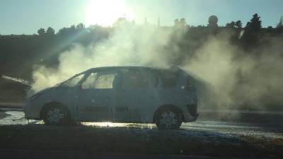  Požar na magistralnom putu Podgorica - Bar (FOTO) 