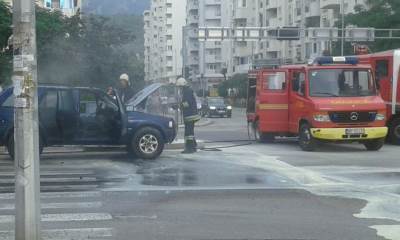  Požar na ukletoj raskrsnici u Baru (FOTO, VIDEO) 