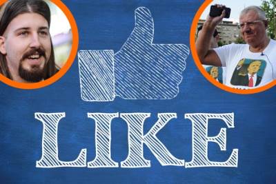  Beli "kida" na Fejsbuku, ali i Šešelj 