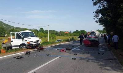  Težak udes kod Orje Luke (FOTO) 