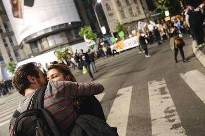  Protest u Beogradu - 100 ljudi traži socijalizam 