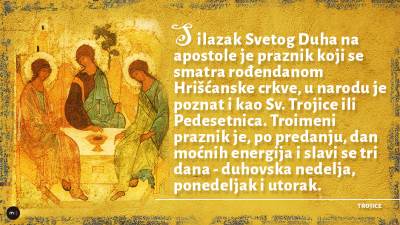  VELIKI PRAZNIK: Sveta Trojica, šta kažu običaji 