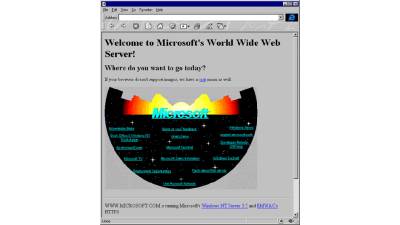  Pogledajte sajt iz 1994, iz vremena Windowsa 3.11 