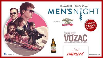  Men’s Night uz film “Vozač” u Cinepelxxu 