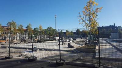  Popločavanje trga u Nikšiću u završnoj fazi (FOTO) 