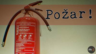  Podgorica: U požaru izgorio stan  