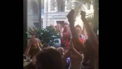  Opšte veselje navijača u Moskvi! (VIDEO) 