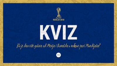  Mundijal KVIZ #8: Oni su bolji od Mesija i CR7! 