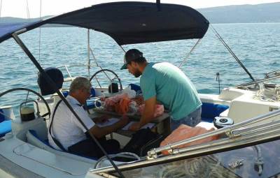  Jedrilica udarila u školski brod "Jadran" 