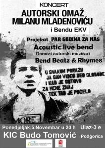  Koncert posvećen Milanu Mladenoviću i bendu EKV 