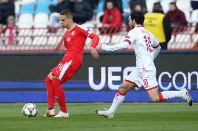  Mijat Gacinovic incident na poluvremenu Srbija Litvanija Mladen Krstajic 