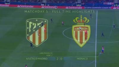  Atletiko Madrid - Monako 2:0 