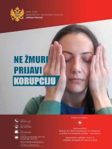  Uprava policije pokrenula kampanju „Ne žmuri, prijavi korupciju“ 