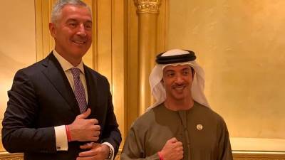  Milo Đukanović sastao se sa još jednim članom vladarske porodice, šeikom Hazom Bin Zajed Al Nahjanom 
