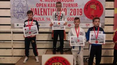  U Tuzli održan četvrti po redu Međunarodni karate open turnir "Valentinovo2019"  