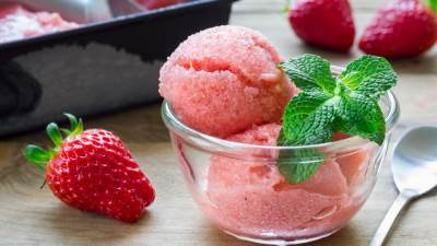  Recepti, Posni sladoled od jagode 