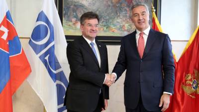  Đukanović primio Lajčaka, predsjedavajućeg OEBS-a 