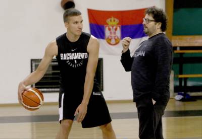  Bogdan Bogdanovic Partizan Bogdan na treningu Partizana 