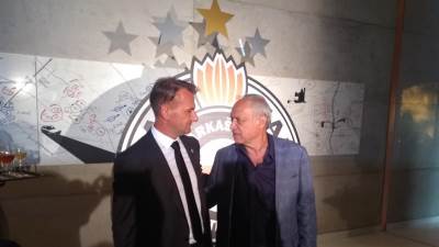  Ostoja Mijailovic i Milorad Vucelic koktel KK Partizan 