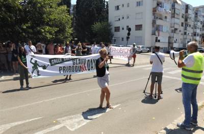  Protest ekoloških aktivista u Baru zbog bušenja Jadrana 