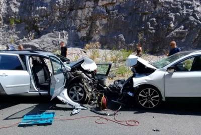  Saobraćjna nesreća kod tunela Sozina: Stradali državljani BiH! (FOTO) 