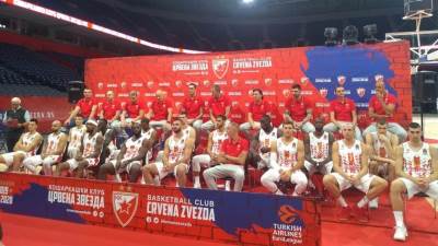  Nikola Jovanovic KK Crvena zvezda pred start ABA superkupa 2019 20 