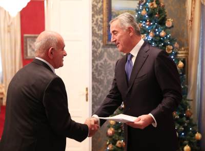  Đukanović primio akreditivna pisma ambasadora Grčke, Portugala i Norveške 