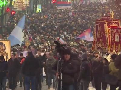  U Beogradu moleban podrške srpskom narodu u Crnoj Gori 