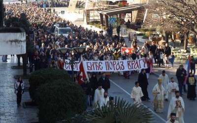  Hiljade Barana u litiji koju je predvodio mitropolit Amfilohije (FOTO) 