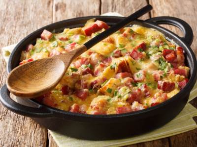  Doručak za šampione: Omlet sa povrćem i šunkom 