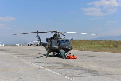  Helikopter Vojske Crne Gore u akciji gašenja velikog požara u Plužinama 