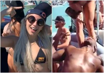  Bahanalije umesto karantina: NFL i porno zvezda divljali na jahti! 