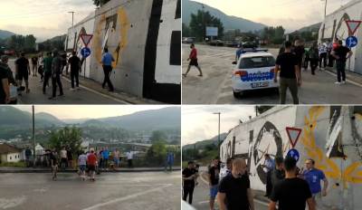  Novi sukob Delija i Grobara pred očima policije: Opet zbog GRAFITA! 