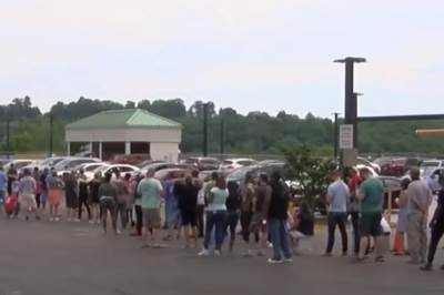  Amerika, kilometarski redovi nezaposlenih 