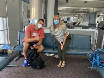  Stigao je u SAD! Jokića "fotkala" putnica na aerodromu (FOTO) 