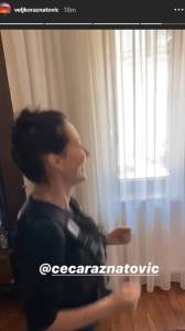  GAZI! Veljko bodri Cecu dok trenira! (VIDEO) 