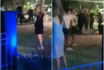  JEZIVA TUČA U POZNATOM JADRANSKOM LETOVALIŠTU: Sedmorica na dvojicu (VIDEO) 