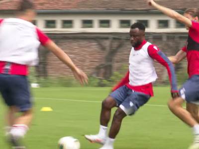  Gelor-Kanga-FK-Crvena-zvezda-VIDEO-Prvi-trening-pojacanja-pred-utakmicu-Macva-Zvezda 