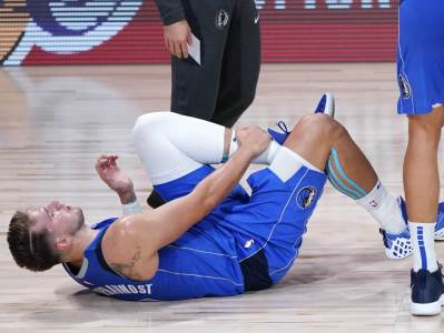  Luka-Doncic-povreda-video-LA-Klipers-Dalas-102-94Boban-Marjanovic-NBA-kosarka 